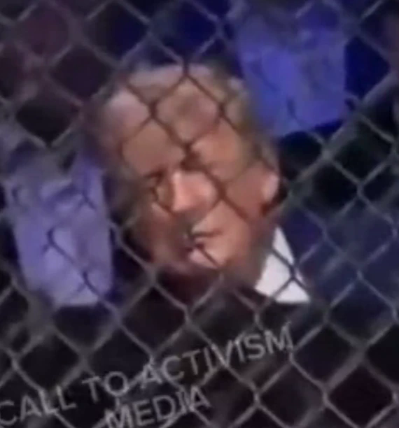Trump sleeping through his birthday party